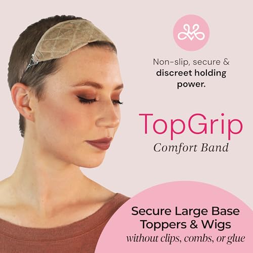 MILANO COLLECTION WiGrip, The Original Comfort Grip Band, Adjustable Wig Band for Tension-Free Glueless Wig