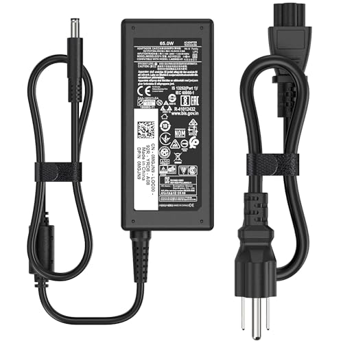 amguog 65W 45W Charger Compatible with Dell Inspiron XPS (4.5mm)