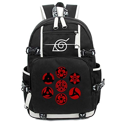 Mochila de Anime Naruto Escolar Adolescentes Akatsuki Itachi Cosplay niños niñas Bolsas