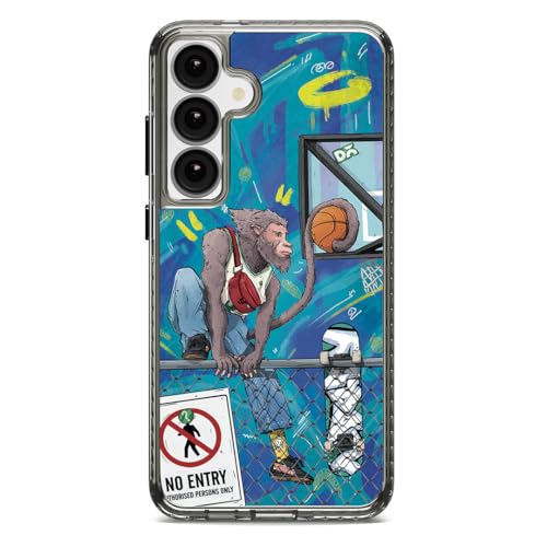 Image of DailyObjects Case for Samsung Galaxy S24 Plus Stride 2.0 Bandit Compatible with Magnetic Wireless Charging Slim Back Cover with Inner Magnetic Ring Shockproof