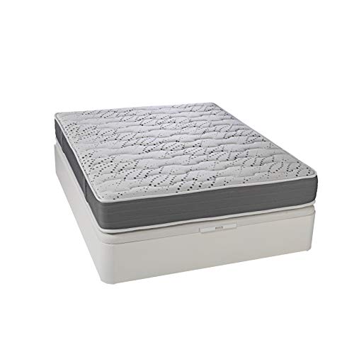 PIKOLIN Colchón viscoelástico HR 150x190 firmeza Alta, Reversible, máxima Calidad, Alto 25 cm - Colchones Iliria