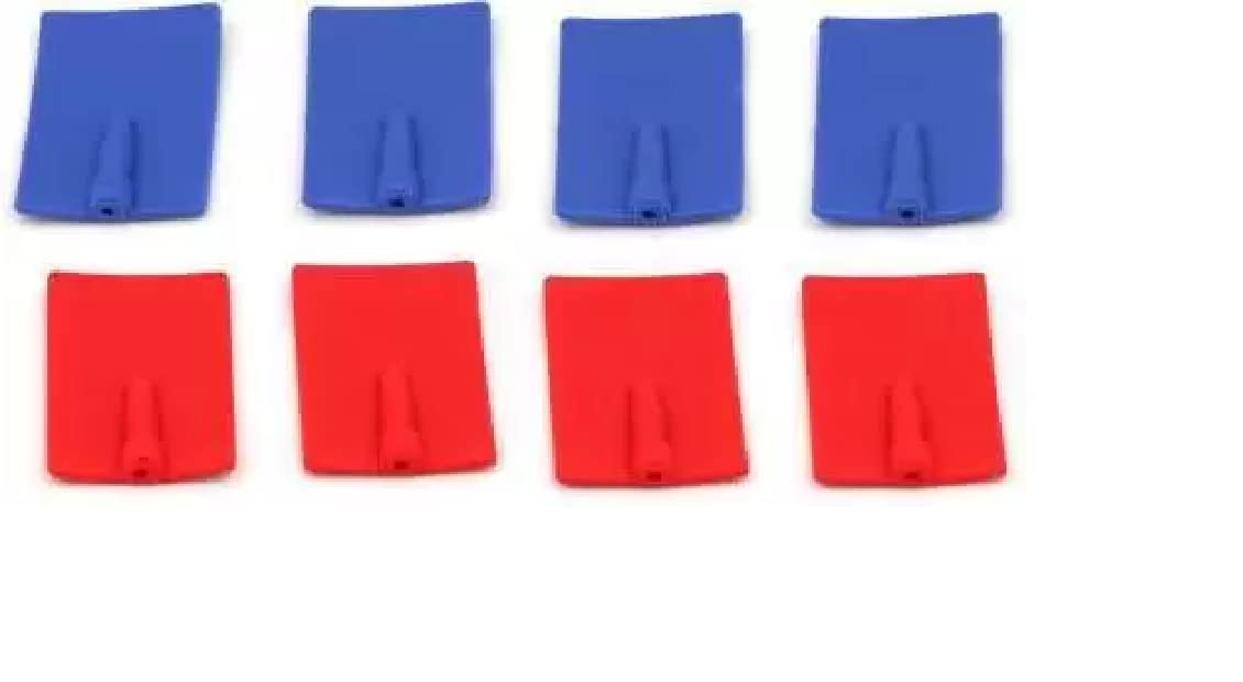 PHYSIO LIFE CARE IFT Pad for Physiotherapy Machine (Pack of 8PC, 4 Red and 4 Blue)) Physiotherapy Accessories Electrotherapy Device Physiotherapy Equipment Electrotherapy Electrotherapy Device