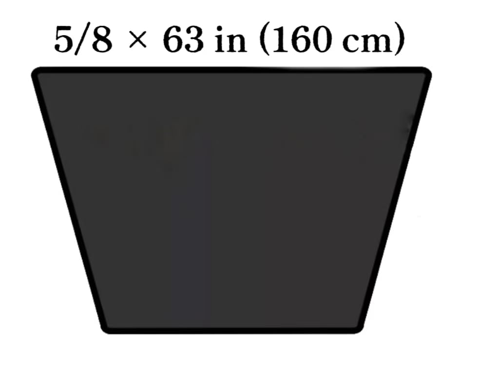 B60/5L630, B60 Belt, 5L630 Belt, B60 V-Belt, 5L630 V-Belt,B60 or 5L630 Belts, 5/8 x 63in 2 Pcs