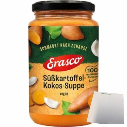 usy Bundle für Erasco Suppe Süßkartoffel-Kokos (350ml Glas) + usy Block
