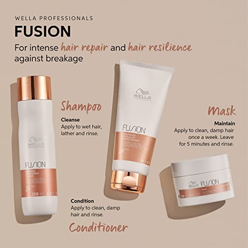 Wella Professionals Fusion Intense Repair Hair Mask For Damaged Hair, Mask Treatment For Hair Repair, Hair Breakage Treatment, 16.9 Fl Oz #TOP2