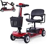 1. Scooter électrique à quatre roues : Confortable pour une utilisation en intérieur comme en extérieur, avec une capacité de charge de 150 kg et une autonomie allant jusqu'à 20 km (l'autonomie varie en fonction de la température, du poids de l'utilisateur, des conditions routières, etc.). Ce scooter à quatre roues offre une mobilité accrue.
