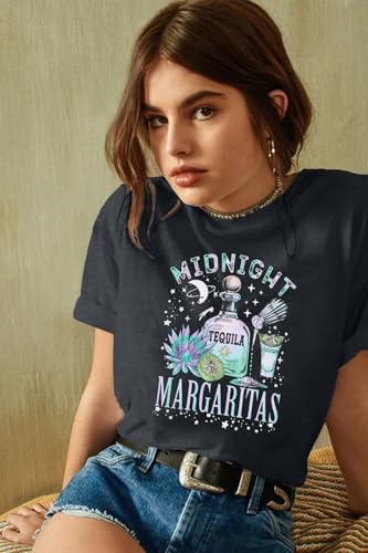Halloween Witches Shirt Women Tequila Night T-Shirt Witch Cocktail Tees | Women's Halloween Witches Tshirt Witchy Party Short Sleeve Shirt Novelty Drinking Graphic Tees - image 6