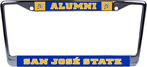 San Jose State Alumni Metal License Plate Frame
