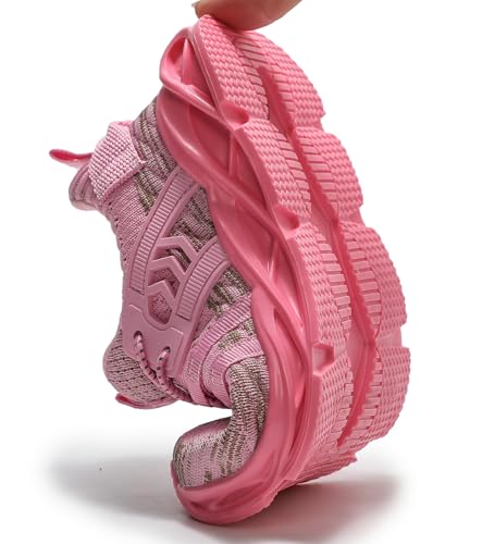 Image of DADAWEN Boys Girls Sneakers Kids Lightweight Breathable Tennis Shoes Strap Running Athletic Shoes for Toddler /Little Kid /Big Kid