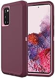 Guirble for Samsung Galaxy S20 Case,Shockproof Dropproof Galaxy S20 Case,Heavy Duty Protective for Samsung S20 Case 6.2 Inch (Purple/Pink)