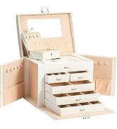 ADEL DREAM Plateau à Bijoux Empilable Noir - Boîte De Rangement Tiroirs Pour Femme