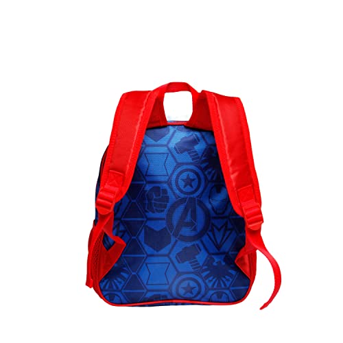 Sac à dos 3D Captain America avec bouclier en relief multicolore - 2