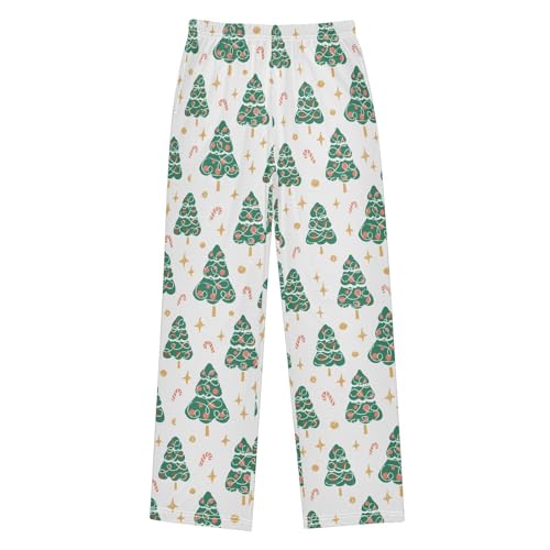 Boys' Pants Christmas Tree Candy Star Long Bottoms Jogger Pants Elastic Waist Trousers with Pockets S-XL