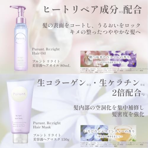 Purunt (プルント) シャンプー トリートメント お試し パウチ (お試し2種付きボトルセット(リライト)) の商品画像 7