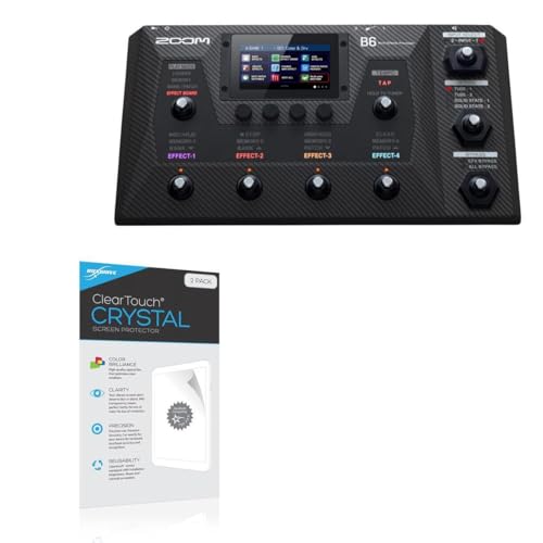 BoxWave Screen Protector Compatible with Zoom B6 - ClearTouch Crystal (2-Pack), HD Film Skin - Shields from Scratches