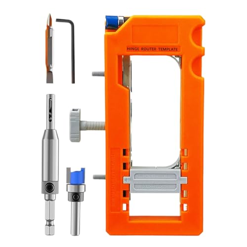 Modèle de défonceuse de charnière pour corriger les portes de garage - 2
