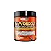 Healthy Fusion Pre workout Potente Pre-Allenamento | Beta Alanina + L-Arginina AAKG + Creatina + Caffeina + Taurina| Promuove lo sviluppo muscolare | Aumenta il rendimento fisico Gusto Arancia 300g