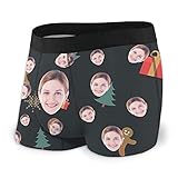 Boxer Personnalisé pour Homme Boxer, Personnalisé Slip Boxer, Cadeau Personnalisé pour Petit Ami, Mettez Votre Visage sur Un Boxer
