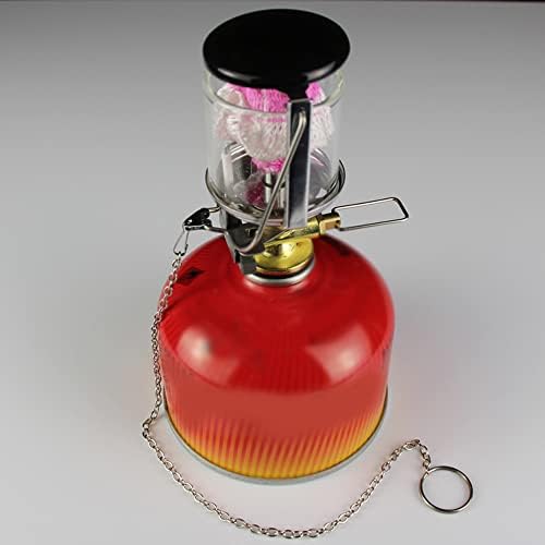 Aomiun Mini Portable Bright Camping Fuel Lanterns Gas Light Outdoor Fishing Picnic Tent Lamp Home Garden Hung Glass Lamp