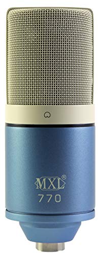 MXL Condenser Microphone, XLR, Sky Blue (770SKY)