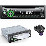 RDS Autoradio Bluetooth con Lettore CD DVD per 12-24V, FM/AM Stereo Auto Bluetooth 7 colori Radio Auto1 DIN Autoradio Lettore MP3/2 USB/AUX/SD/TF/WMA/WAV