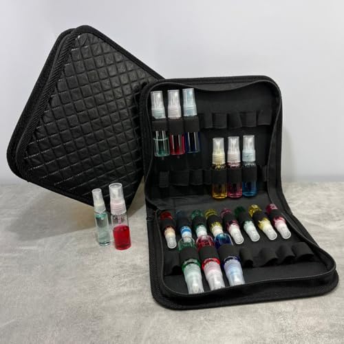 Estojo Mostruario de Decants Demostrador para Amostras de 32 Flaconetes Perfumes de 20 a 30ml