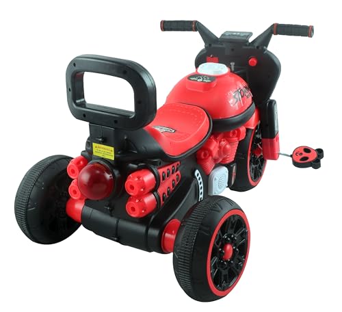 Image of Joyride Storm 250 Bike Pedal Tricycles for Kids 1 to 4 Years| Kids Cycle with Musical Horn, LED Lights,Durbale EVA Wheels| Fun Outdoor Cycle for Kids for 2 Years | 4 Colors (red)