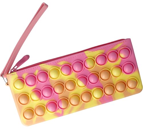 Astuccio Scolastico StarPLAST A Fisarmonica Con Maniglia - 1 Scomparto Con Cerniera, In Plastica Resistente, Rosa, Per Ufficio E Scuola - 3