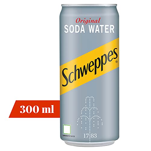 Schweppes Vegetarian Soda Water, 300Ml, Pack of 1 - Soda