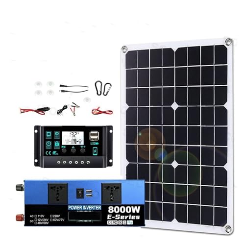 Onduleur Hors Réseau 8000W pour Énergie Solaire en Camping-Car et Électricité de Camping 110V