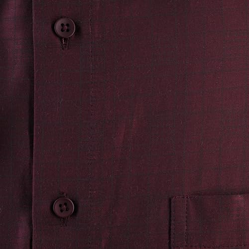 Image of 7-DAYS Premium Men's Formal Shirts - Cotton Rich, Textured Self-Design, Full Sleeve, Regular Fit, Wrinkle Resistant, with Pocket - Perfect for Office