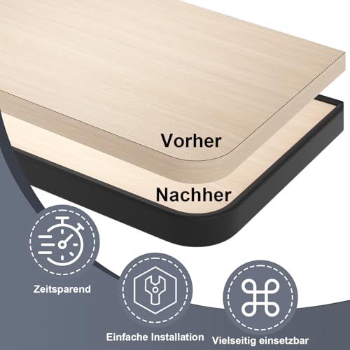 Kantenumleimer selbstklebend, Kantenschutz Baby, Eckenschutz Kantenschutz, U-Förmig TPE Kantenband für Schrankreparatur… – Ansicht 5