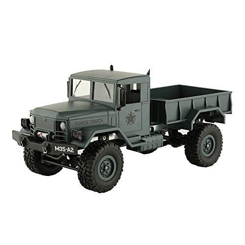 Dergo Shipped from United States Play Vehicles, RC Military Truck Army1:16 4WD Tracked Wheels Crawler Off-Road Car RTR Toy New, Toys & Hobbies - Thumbnail 4