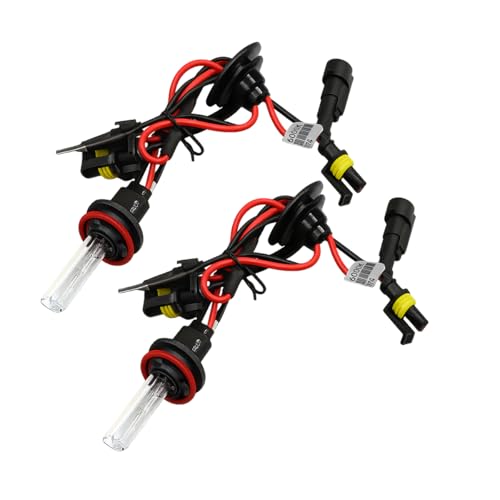 FALVFUN 2PCS 9005 HID Car Xenon Bulbs, 35W 12V 6000K Waterproof Vehicle Headlight, Automotive Front High Low Beam Lamp Replacement Accessories, Universal for SUV Sedan Truck