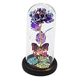 HIAKDOFT プリザーブドフラワーオーナメント 女性のためのプレゼント 花 プ