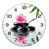 horloge murale theme vin Horloge murale silencieuse sans tic-tac : un mouvement à quartz silencieux, assure une heure précise et sans tic-tac, absolument silencieuse, sans bruit, cette horloge murale silencieuse ne vous dérangera pas lorsque vous lisez, travaillez, pensez, conversez ou dormez.