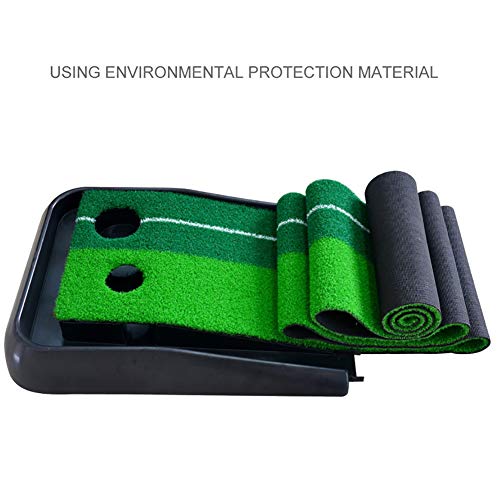 Tapis de putting extra long pour progresser au golf à la maison sans club - 3