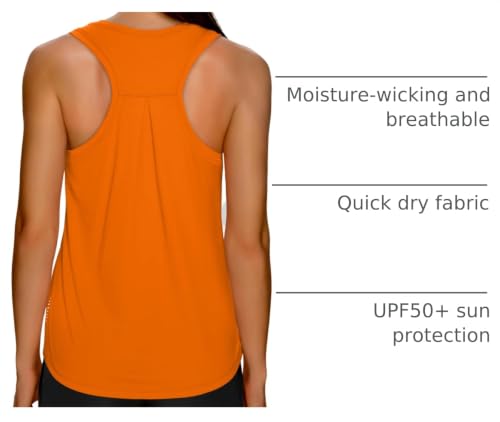 Image of XIEERDUO Tank Top for Women Racerback Sleeveless Workout Tops Loose Fit Yoga Running Gym Shirts for Women
