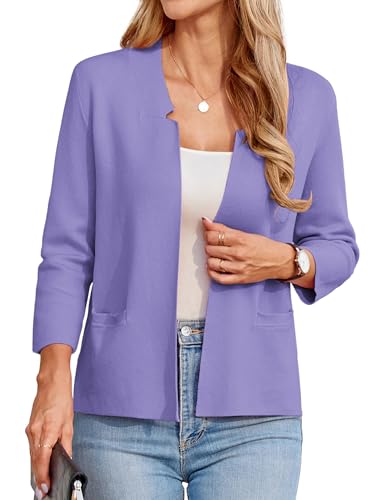 Image of GRACE KARIN 3 /4 Sleeve Sweater Blazer Jackets for Women Business Casual