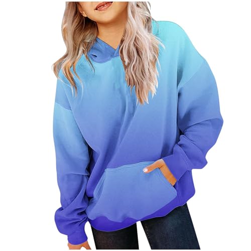 Toddler Boys Girls Hoodies with Pockets Hooded Sweatshirts Solid Color Pullover Kids Fall Winter Coats Tops
