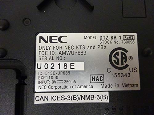 Teléfono Inalámbrico Digital NEC DTZ-8R-1 1.9Ghz miniatura 5