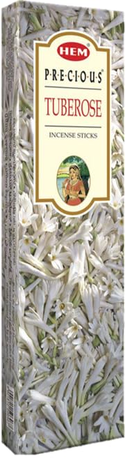Hem Precious Tuberose Incense Sticks Agarbatti 15g_HUMARABAZAR
