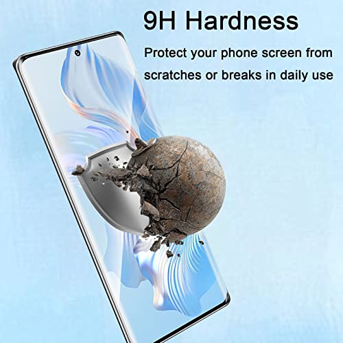 Image of Casodon Designed for Vivo V29 Pro 5G Tempered Glass Screen Protector Guard (Black) Full Screen Coverage with Easy Installation Kit