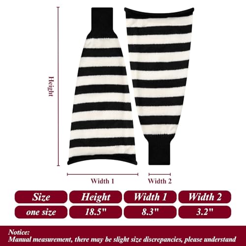 Leg Warmers for Women, Cute Long Chunky Knit Leg Warmer Socks4