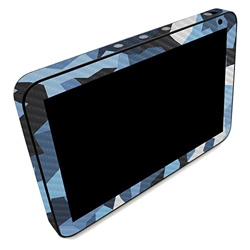 Image of MightySkins Carbon Fiber Skin Compatible with Amazon Echo Show 8 (Gen 2) - Sky Camouflage | Protective, Durable Textured Carbon Fiber Finish | Easy to Apply | Made in The USA