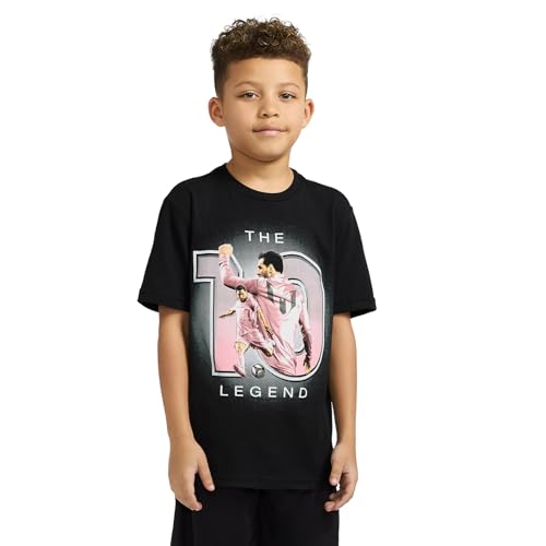 Boys Lifestyle Short Sleeve T-Shirt, Slim-fit Graphic Tee, Cotton Blend Fabric