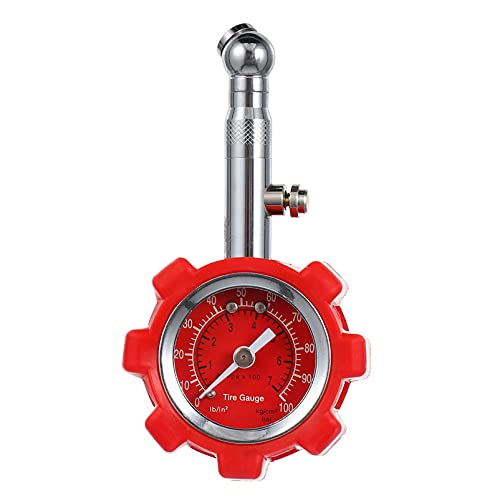 BRIGHTFUFU 1Pc Heavy Duty Car Tire Pressure Gauge Accurate Air for Auto Supplies Compact Design for Easy Use Durable and Lightweight Tire Testing Tool Essential Car Accessory