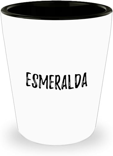 Esmeralda Shot Glass Custom Name Personalized Gift Idea 1.5 Oz Shotglass