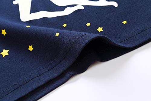 Image of Koian Little Boys Short Pajamas Sets Glow In The Dark Toddler PJS Cotton Kids Sleepwears