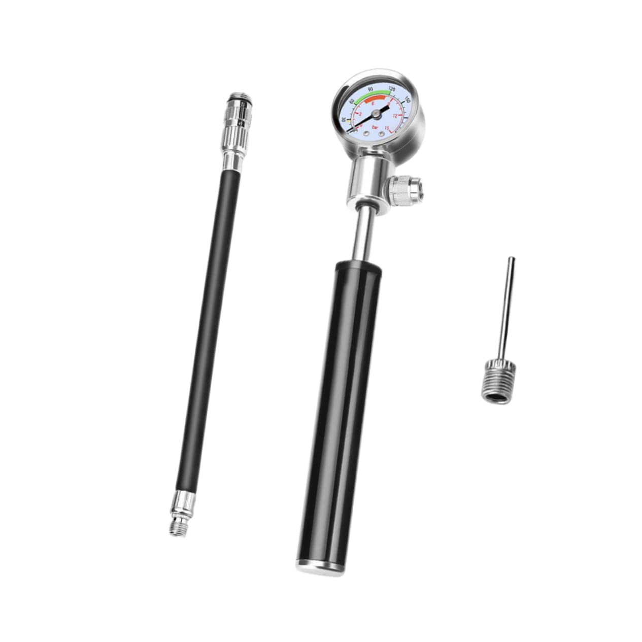 Toddmomy 1set Outdoor High-Pressure Tire Pump Portable Hand Pump for Ergonomic Design Includes Mounting Bracket for Road Mountain Easy to Carry